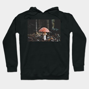 Red and White Mushroom Hoodie